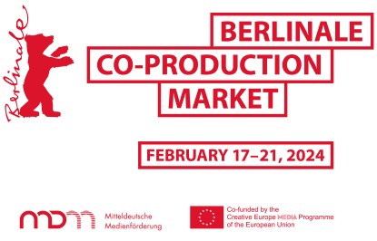 The Berlinale Co-Production Market 2024 is co-funded by the Creative Europe MEDIA Programme of the European Union, and MDM - Mitteldeutsche Medienförderung.