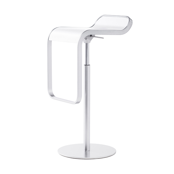 Bar Stool Lem white -